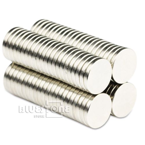 Lot 50pcs Strong Round Disc Cylinder Magnets 12 * 2 mm Neodymium Rare Earth N50
