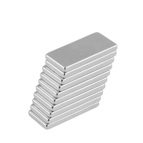 Hot 10pcs/Lot Super Strong Block Fridge Magnets Rare Earth Neodymium 20x10x2 mm