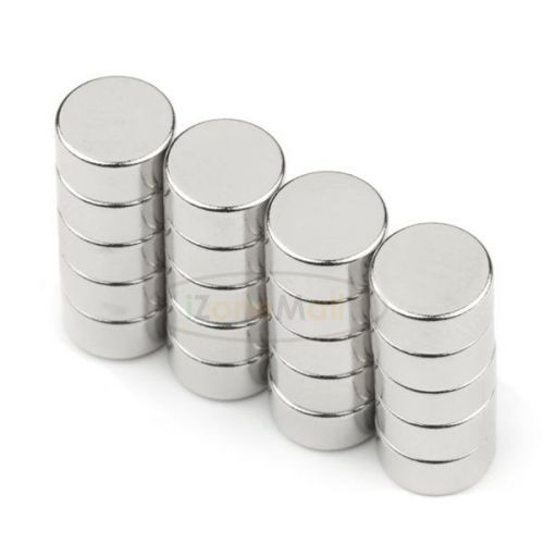 Disc magnet, neodymium, 8x4mm pack of 100pcs for sale