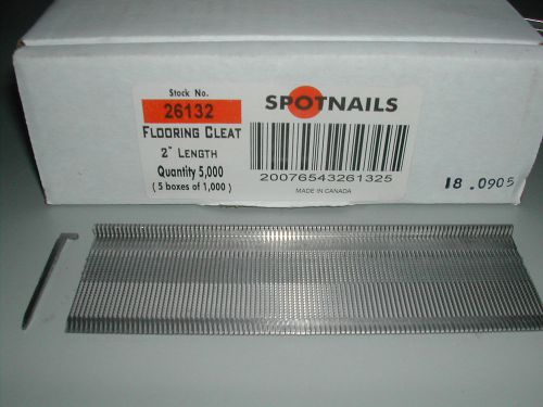2&#034; Cleat Nails Tongue &amp; Groove for Bostitch M111FS Floor Nailer 5,000