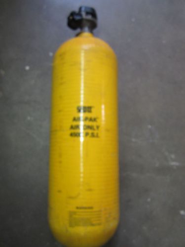 Scott air-pak air only 4500 p.s.i. cylinder tank mfr 04/97 hydro date 6/03 for sale