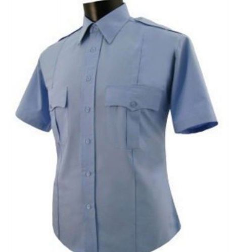 Elbeco tex trop womens short sleeve uniform shirt blue size 44 * free shipping * for sale