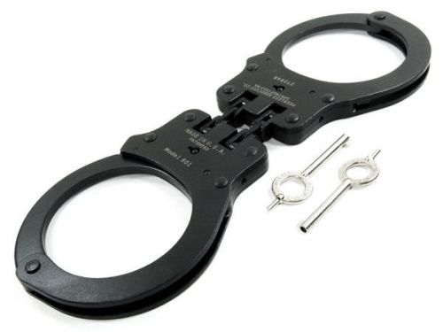 Peerless 801 Steel Hinged Handcuffs/Restraints Black OX