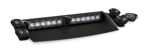 Feniex cobra 2x 2-x dash deck warning light bar - made in the usa - amber/white for sale