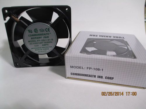 104 CFM Axial Flow Fan Model FP-108-1