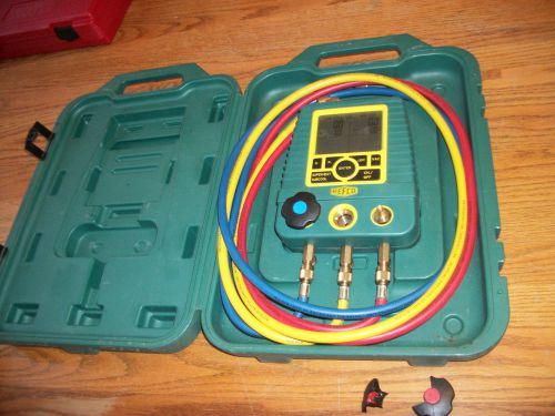 Refco Digimon Digital AC Manifold With Hoses And Case