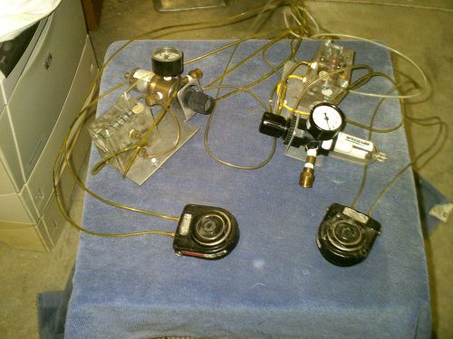 Speedaire filter/regulator, bachman valve assy and foot valve w mounting bracket for sale