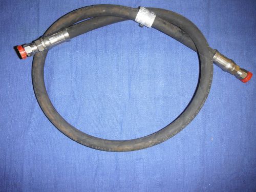 48&#034; long 3/8&#034; i.d. weather head hydraulic hose for sale