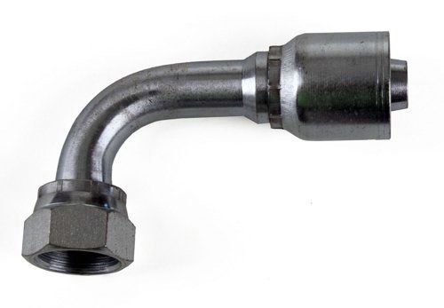 Ffx90-06-08 - 3/8&#034; hose x 1/2&#034; orfs female 90° swivel hydraulic hose fitting for sale