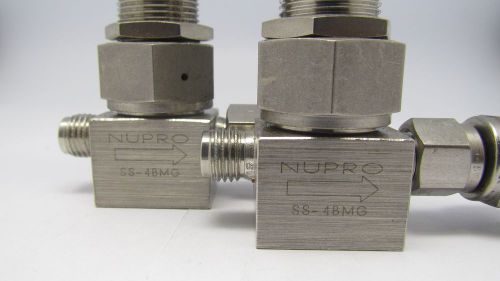 Nupro SS-4BMG Metering Valve 1LOT 2PCS
