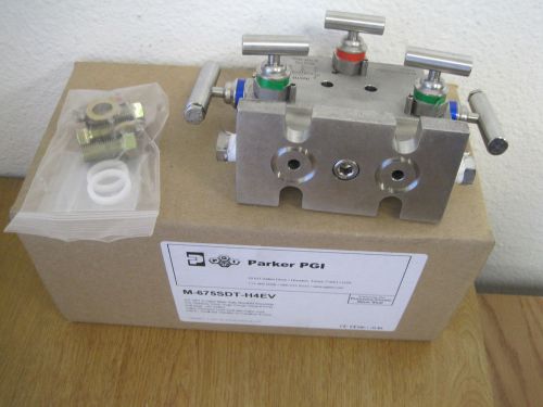 New parker pgi  international 5 valve manifold assembly  m675-sdt - h4ev for sale