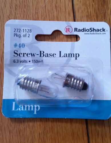 screw base lamp 6.2 volts