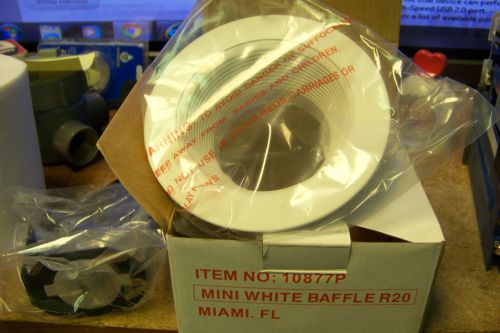 new 10877p mini white baffle r20/par20