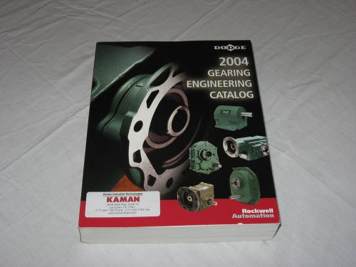 DODGE Rockwell Automation 2004 Gearing engineering Industrial Supply Catalog
