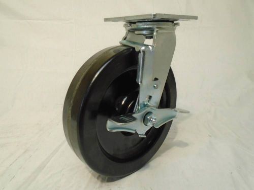 8&#034; x 2&#034; swivel caster phenolic wheel w/ brake 1400lb each tool box for sale