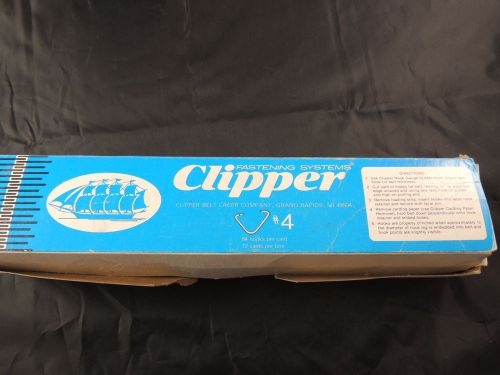 Lot 915 Clipper Belt Hooks/Lacer - No. 4 - Made in the USA 4-430 Conveyor Belt