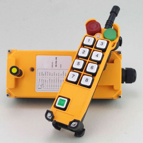 12v 4 motion 1 speed hoist crane truck radio remote controller system  e-stop for sale