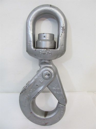 Crosby S-13326, 5/8&#034;, 22600 WLL, Shur-Loc Swivel Hook w/ bearing
