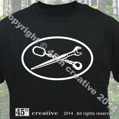 Rigger t-shirt - riggers rigging tools lift hook chain sling oval logo tee shirt for sale