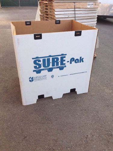 New Pallet Of 20 Sure Pak Pallet Shipping Gaylord Boxes 47&#034; L By 37&#034; W By 43.5&#034;