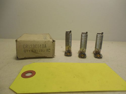 GENERAL ELECTRIC OVERLOAD HEATER CR123C148A.SET OF 3.VB9