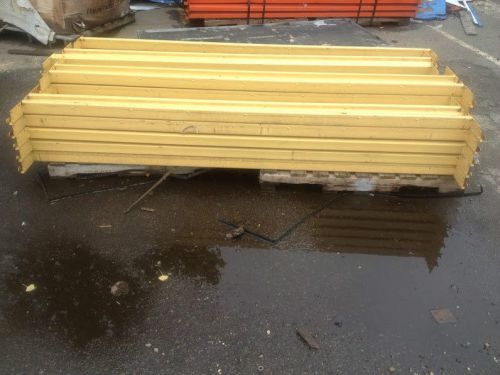 96&#034; x 3&#034; yellow penco pallet rack  beams: used and in great condition** for sale