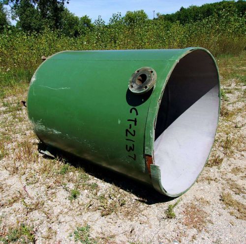 380 gallon steel rubber lined round tank (ct2137) for sale