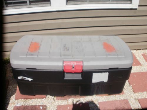 Rubbermaid 48 gallon action packer cargo box for sale