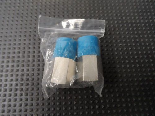 2 swagelok ss-8-vcr-7-6 fittings female npt connector body 1/2&#034; vcr x 3/8&#034; fnpt for sale