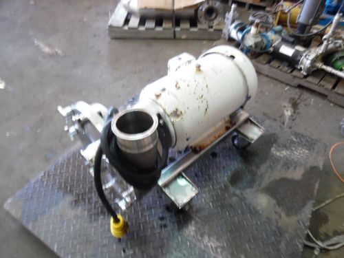 Frisham 4x4 stainless pump, model# ppr1161-250, w/ baldor 15 hp motor, used for sale