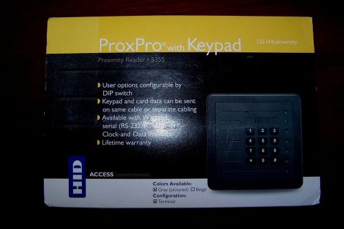 HID prox pro with keypad 5355