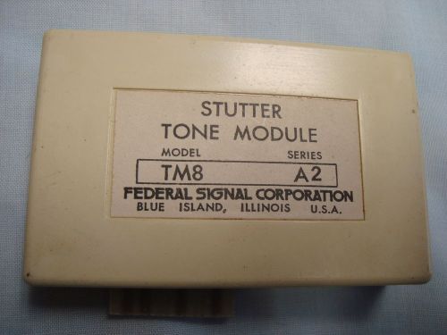 Federal signal selectone audible  stutter  module tm8  a2 for sale