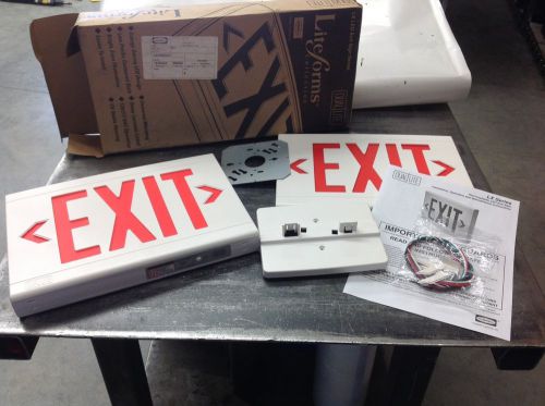 Hubbel Thermoplastic LED Exit Sign Series LXURWEIV11