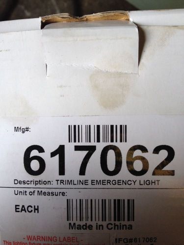 Trimline Emergency Lights 617062