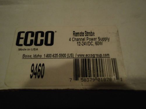 Ecco number 9460 remote strobe power supply  12-24 vdc  60 watt with 4 cables for sale