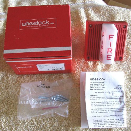Wheelock 126224 115 vac strobe &amp; multitone siren - new for sale