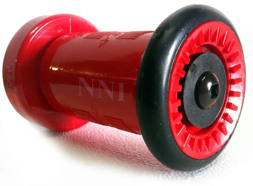 Fire hose combination fog red polycarbonate  nozzle - 2&#034; npsh for sale