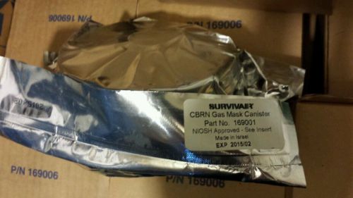 40mm CBRN Canister Survivair; Sealed. 169001 For a Gas mask;