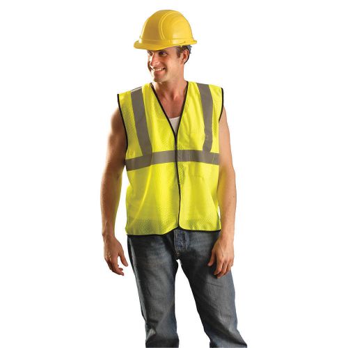 High visibility vest, 2x/3xl, yellow eco-gc-y2/3x for sale