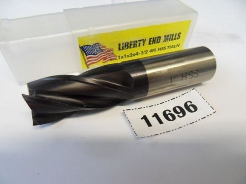 1&#034; X 1&#034; X 2&#034; X 4-1/2&#034; TIALN COATED END MILL **NEW** PIC# 10696