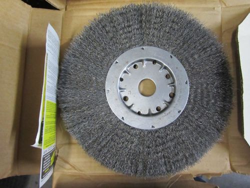 Anderson 12&#034; x 1-1/8&#034; hole crimped wire .014&#034; wheel brush dmx12  edp 00888 for sale
