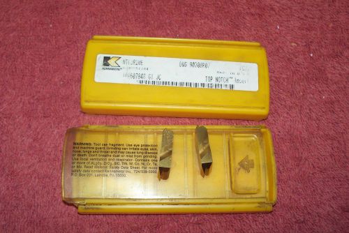 KENNAMETAL     CARBIDE INSERTS     NTC3R20E     GRADE  KC730      PACK OF 7