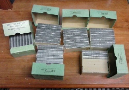 Bostitch sth 5019-3/8 staples 6  boxes nos 5000 per box for sale