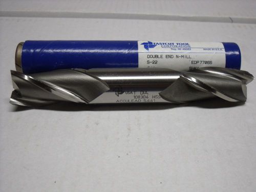 1&#034; fastcut finishing hss double end end mill 3 flute, 1-7/8 loc, 6-3/8&#034; oal for sale