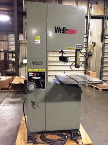 Wellsaw vertical band saw, mdl. v-20 for sale