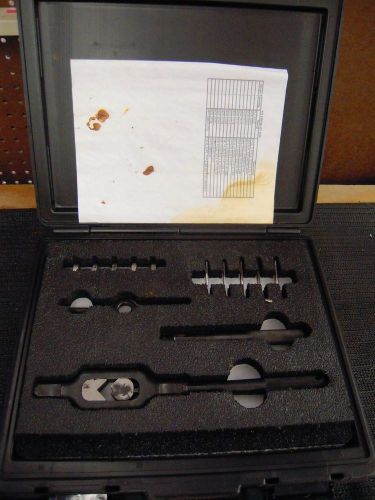 NEW MORSE TAP AND ROUND DIE SET INDUSTRIAL HEAVY DUTY Carbon Steel