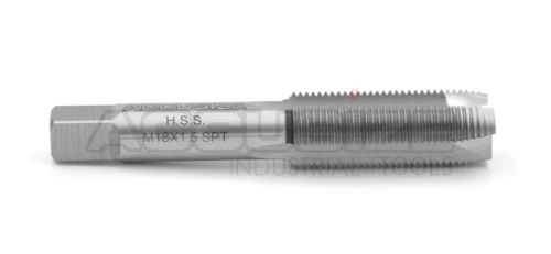M18x1.5 metric hss spiral point tap, ansi, ground, 3 flute, d6, #spt-18m-150 for sale