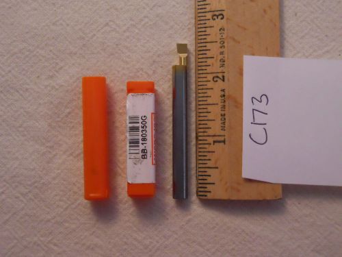 1 NEW MICRO 100 SOLID CARBIDE BORING BAR.   BB-180350G. GOLD COATED   {C173}