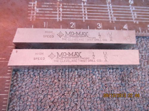 1/2&#034; x 1/2&#034; x 4&#034; cleveland mo-max high speed lathe turning bit machinist tools for sale