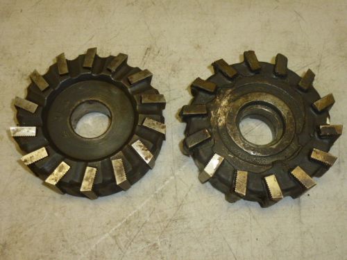 (2) OK TOOL 5&#034; FACE MILLING CUTTERS, Right Hand &amp; Left Hand